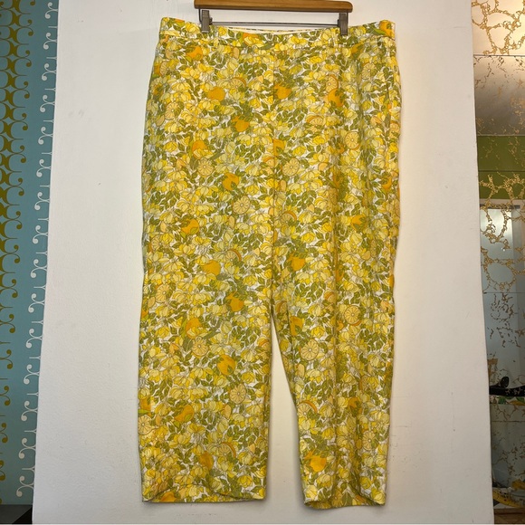 Sz. 18 J. Crew Linen Crop Pants - Picture 1 of 8